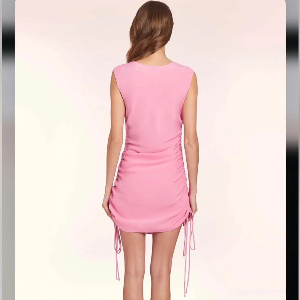 Amanda Uprichard Pink Nessa Dress - Picture 4 of 9